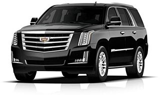 Cadillac Escalade six passengers. 